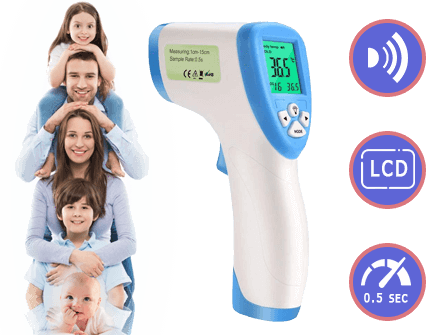 Smart Fever - No Touch Infrared Multi Functional Digital Thermometer