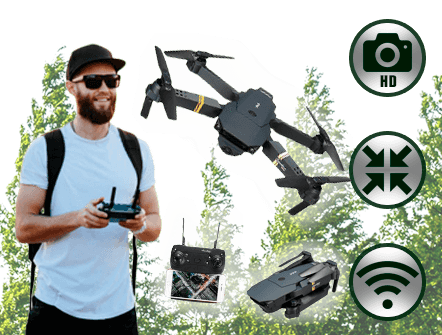 Original Blade 720 Drone - 2020 UPGRADED Edіtіоn HD Cаmеrа Drone w/ Cаrrуіng Case 3 Bаttеrіеѕ Live Video WiFi FPV