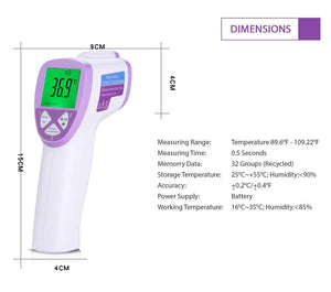 Original Infrared Digital Thermometer - No Touch Infrared Thermometer