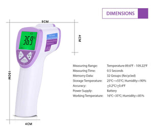 Infrared Digital Thermometer - No Touch Infrared Thermometer
