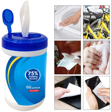 Load image into Gallery viewer, 60Pcs/Pack 75% Alcohol Wet Wipes Disinfection Portable Alcohol Swabs Pads
