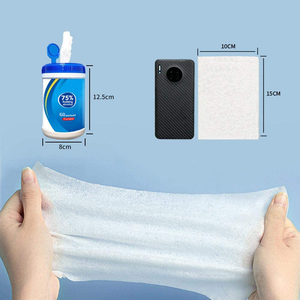 60Pcs/Pack 75% Alcohol Wet Wipes Disinfection Portable Alcohol Swabs Pads